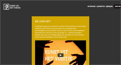 Desktop Screenshot of kunstuithetvuistje.nl