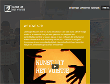Tablet Screenshot of kunstuithetvuistje.nl